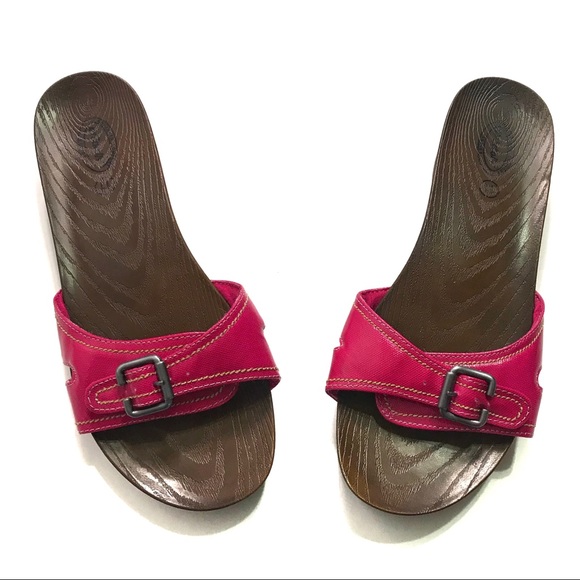 slip on sandals pink